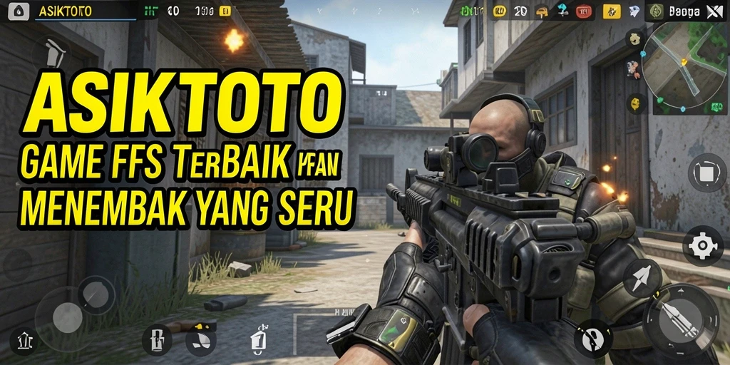 Gameplay ASIKTOTO dengan aksi tembak-menembak yang intens.