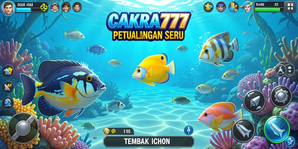 Tampilan gameplay CAKRA777 yang menegangkan dan penuh warna.