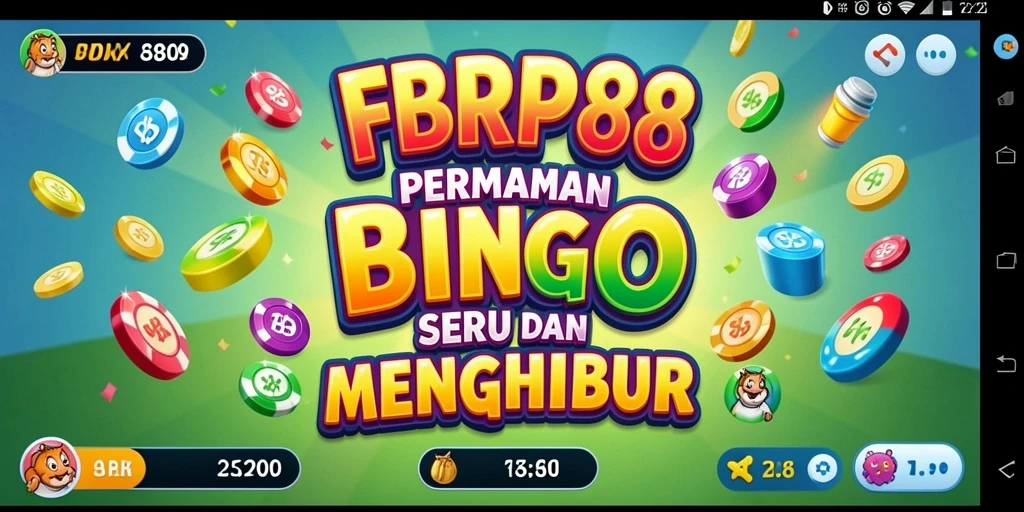 Screenshot utama FBRP88 menampilkan gameplay bingo yang menarik.