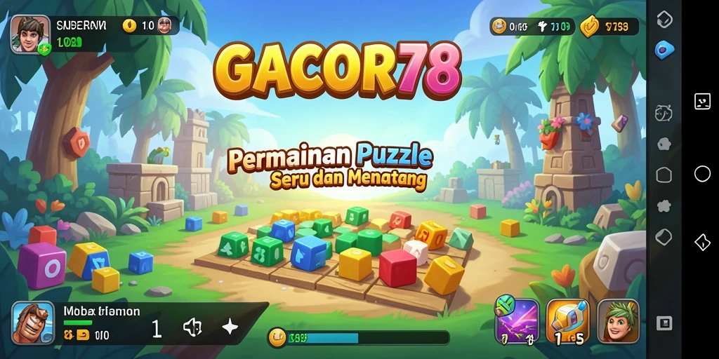 Screenshot GACOR78 menunjukkan gameplay Puzzle yang menawan.