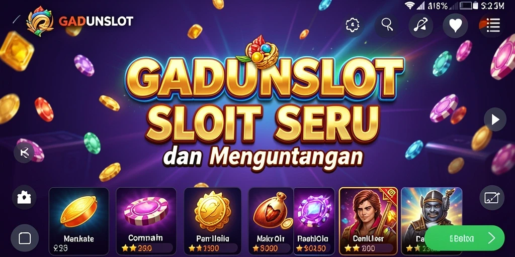 Tampilan menarik dari gameplay GADUNSLOT yang seru dan interaktif.
