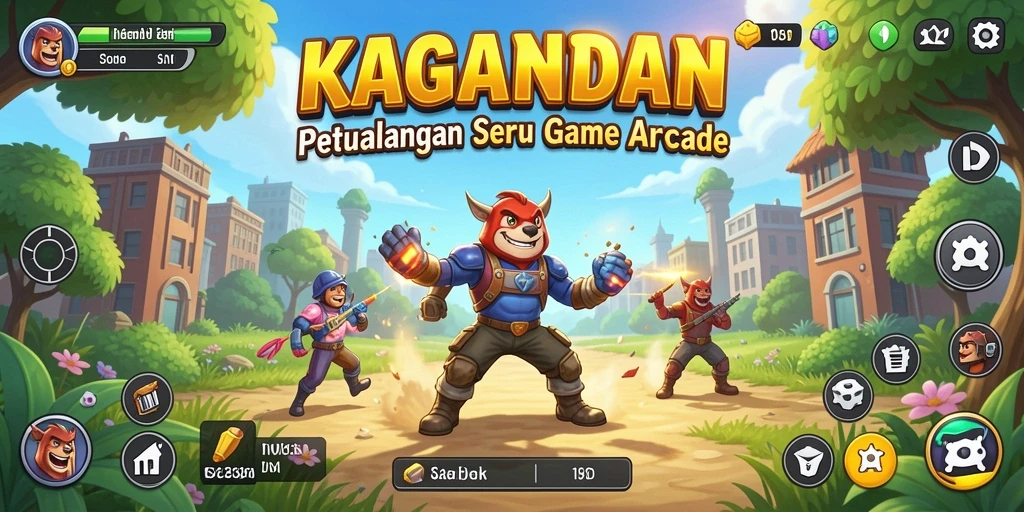Tampilan menarik dari gameplay KAGANDAN yang menantang.