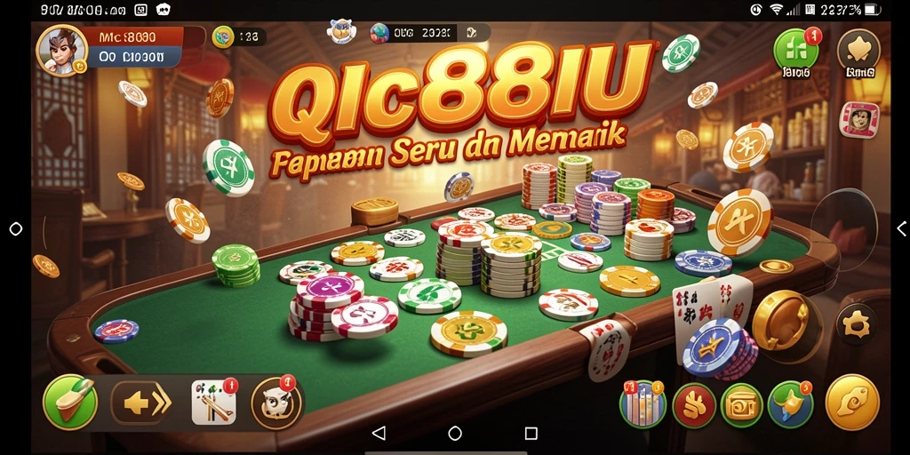 Tampilan gameplay QiuQiu yang menarik di MC888.