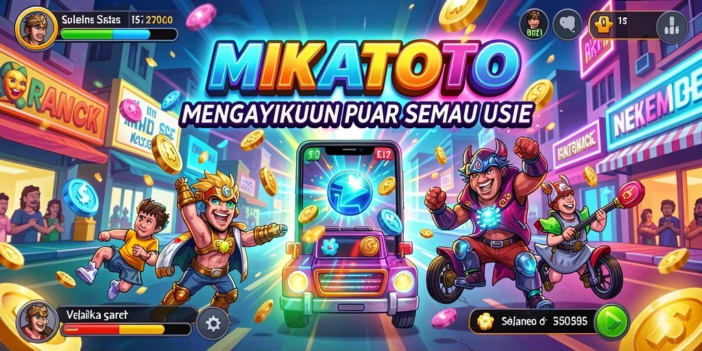 Tampilan gameplay seru MIKATOTO dalam aksi Arcade.