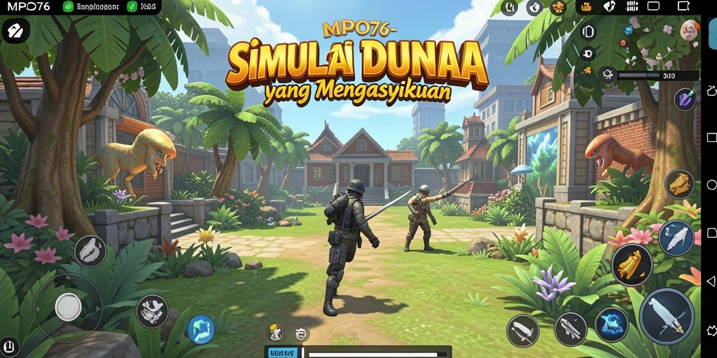 Tampilan gameplay menarik dari MPO76 yang menunjukkan simulasi interaktif.