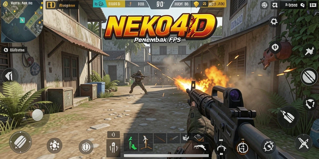 Tampilan penuh aksi dari gameplay NEKO4D yang mendebarkan.