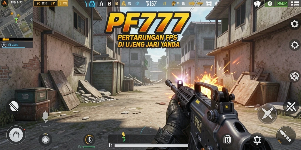 Tampilan gameplay PF777 yang seru dan mendebarkan dalam aksi FPS.