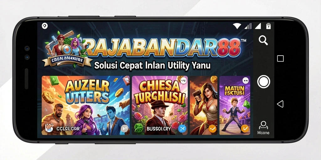 Tampilan utama aplikasi RAJABANDAR88 dengan fungsi yang jelas dan mudah dipahami.