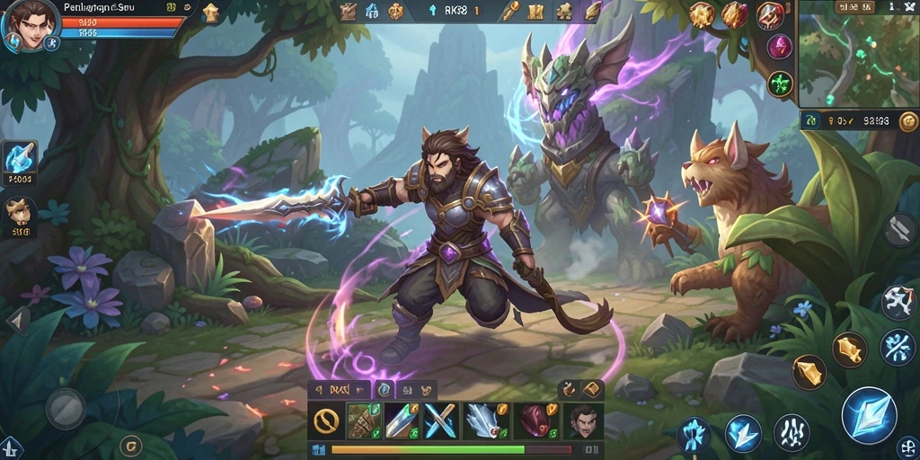 Tampilan gameplay RK88 menampilkan aksi seru dalam petualangan MMORPG.