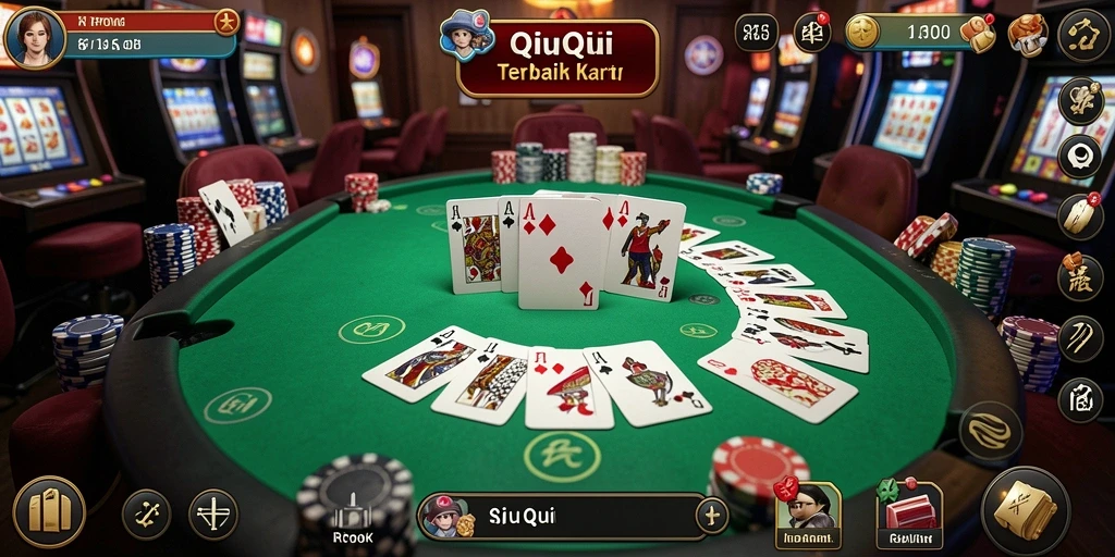 Tampilan gameplay seru RPOK saat bermain QiuQiu.