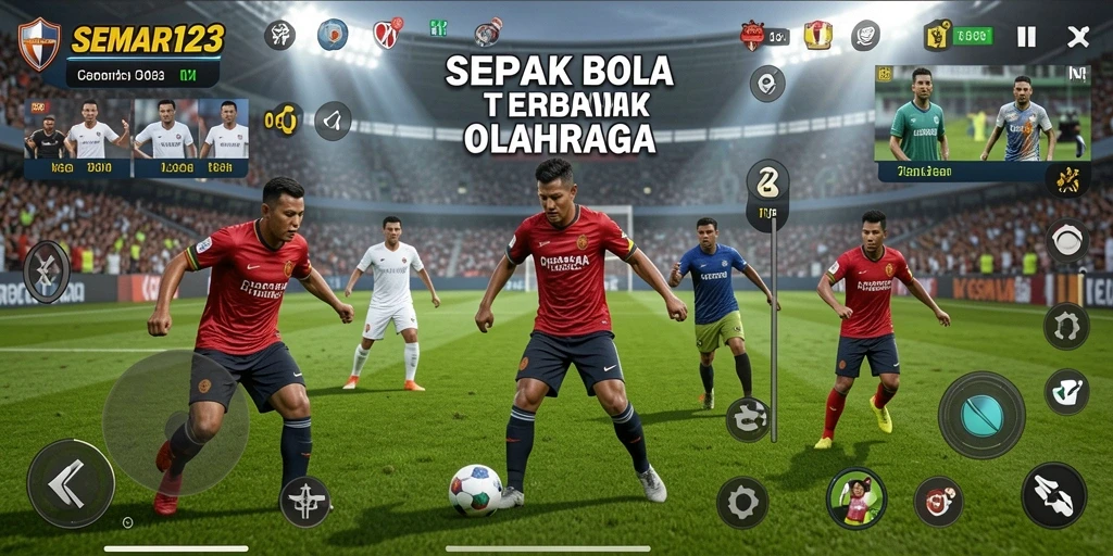 Tampilan gameplay <strong>SEMAR123</strong> yang menarik dan realistis dalam pertandingan sepak bola.
