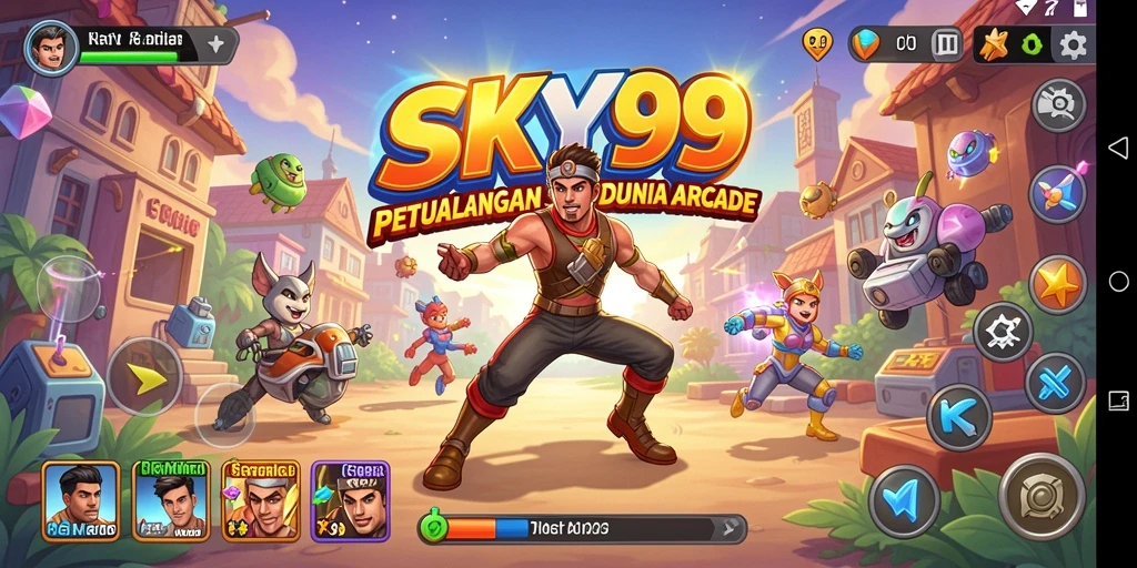 Tampilan gameplay seru dari SKY99 yang penuh aksi.
