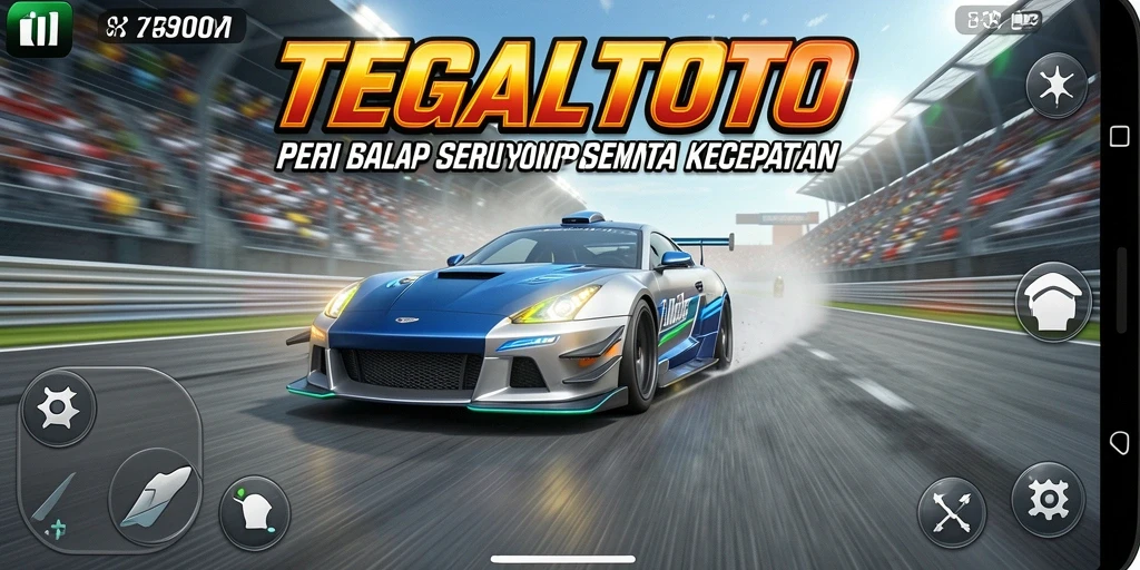 Gameplay menantang dalam balapan mobil cepat TEGALTOTO.