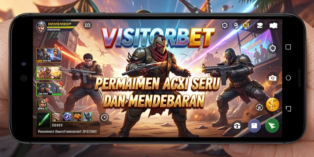 Tampilan menakjubkan dari gameplay Action VISITORBET.