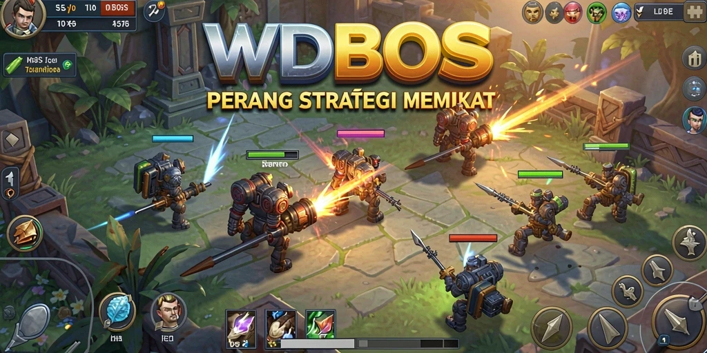 Tampilan gameplay WDBOS yang seru dan menantang.