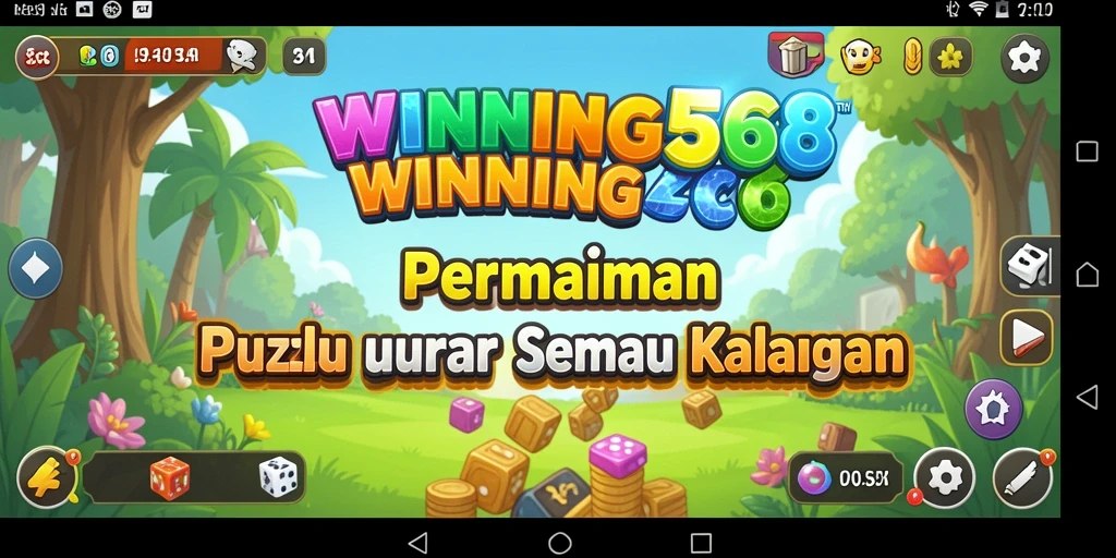 Tampilan gameplay yang menarik dan penuh tantangan dalam WINNING568.