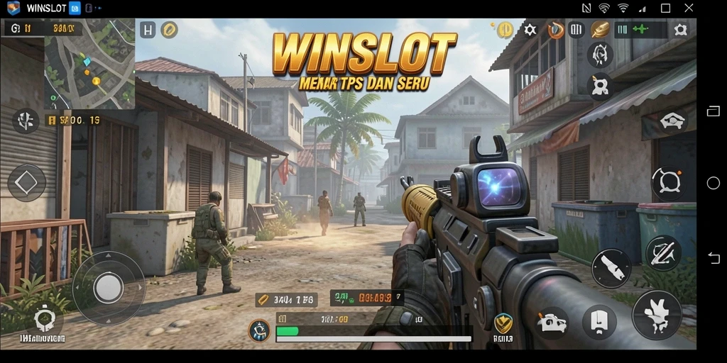 Tampilan menarik dari gameplay WINSLOT dengan aksi TPS yang mendebarkan.