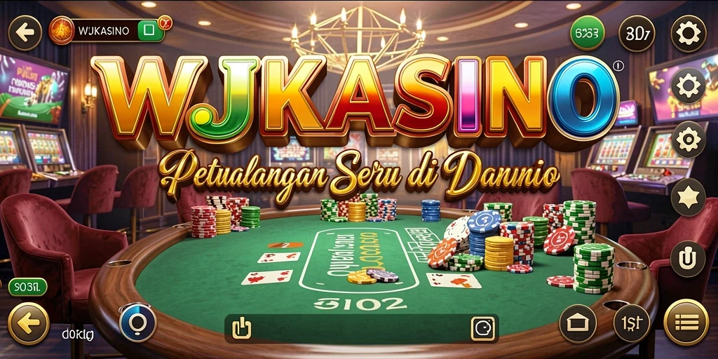 Tampilan utama gameplay petualangan WJKASINO yang mendebarkan.