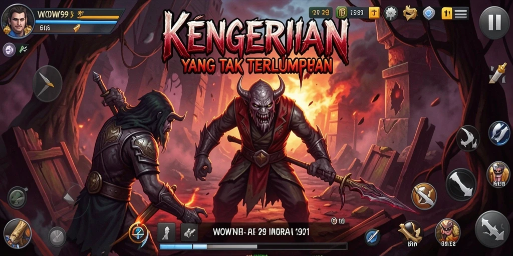 Menggambarkan gameplay menegangkan dalam suasana Horror.